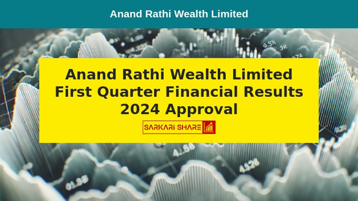 Anand Rathi Wealth Limited के Board Meeting में July 11, 2024 को First Quarter के Financial Results की Approval दी गई